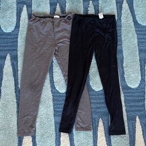 Uniqlo Kids Heattech Long Underwear in Black and Gray